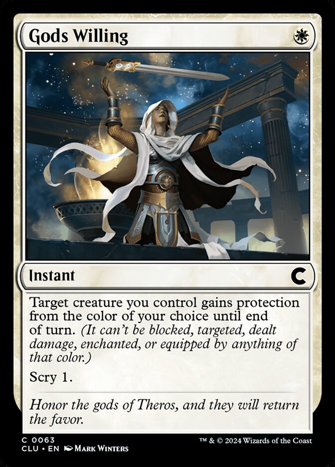 Gods Willing (63) - Ravnica: Clue Edition (CLU)