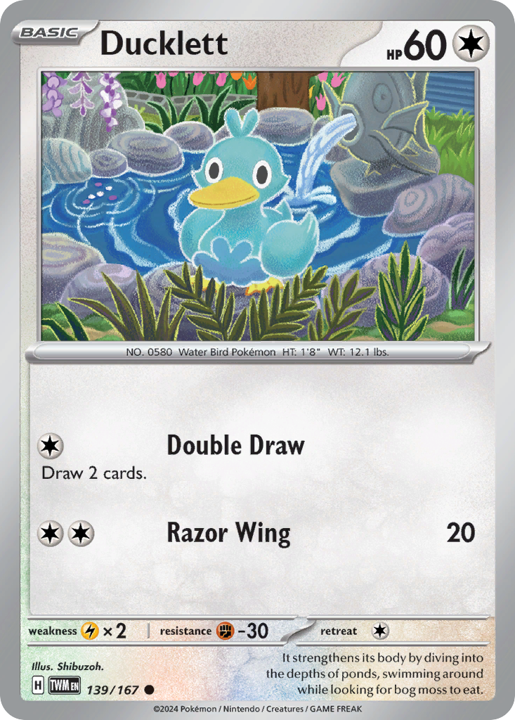 Ducklett (139/167) - Twilight Masquerade (TWM)