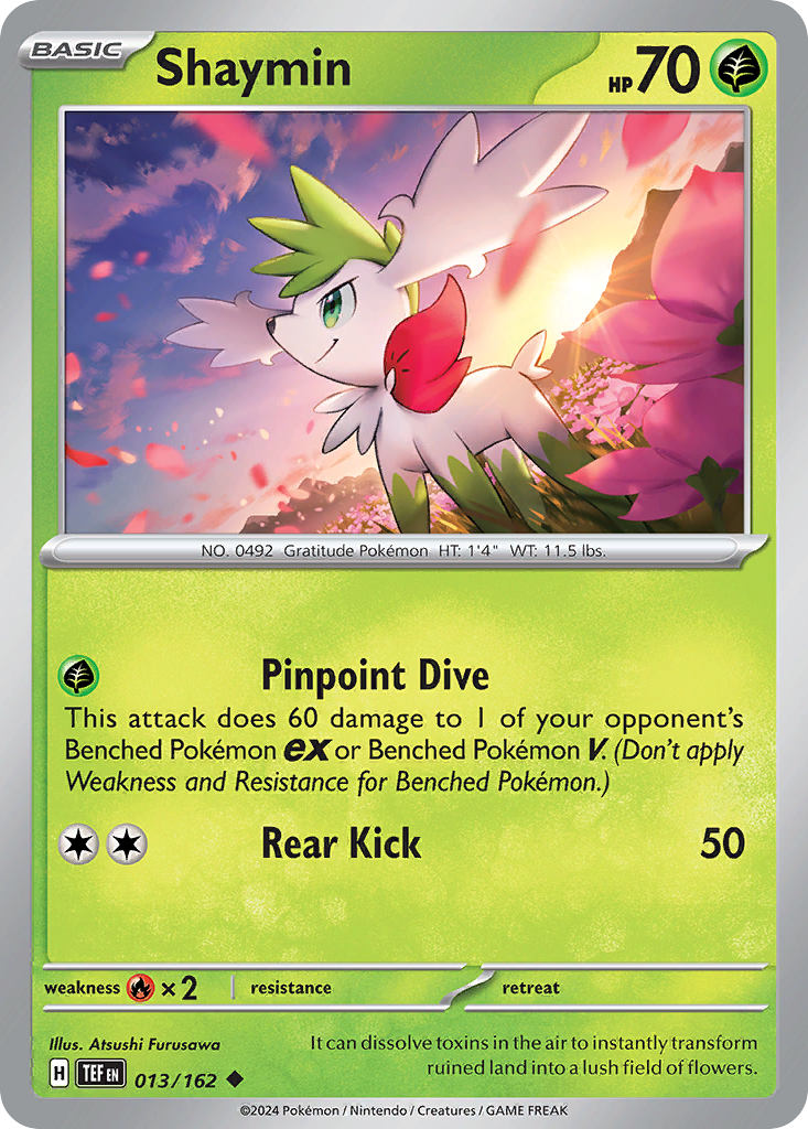 Shaymin (13/162) - Temporal Forces (TEF)