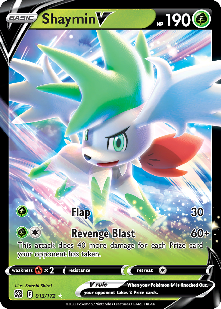 Shaymin V (13/172) - [Holo Foil] Brilliant Stars (BRS)