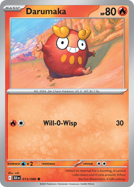 Darumaka (13/86) - Black Bolt (BLK)