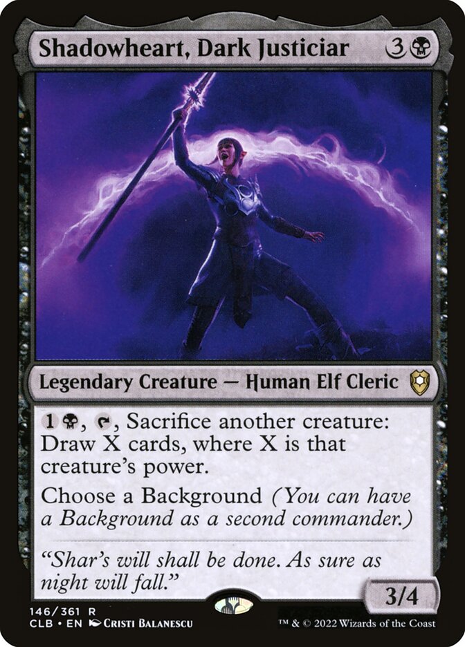 Shadowheart, Dark Justiciar (146) - Commander Legends: Battle for Baldur's Gate (CLB)