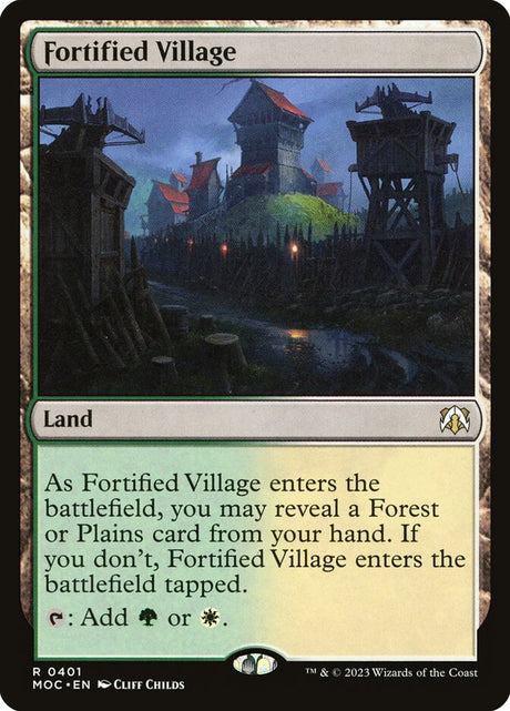 Fortified Village (401) - March of the Machine Commander (MOC)