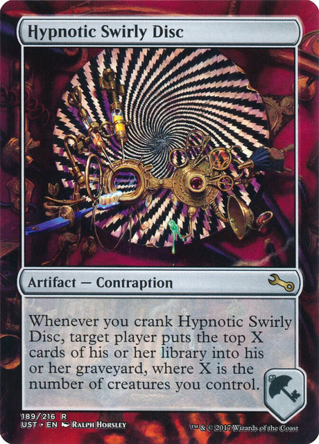 Hypnotic Swirly Disc (189) - Unstable (UST)