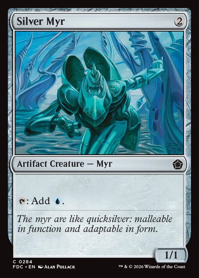 Silver Myr (284) - Foundations Commander (FDC)