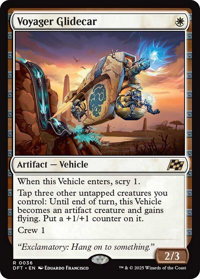 Voyager Glidecar - [Foil] Aetherdrift (DFT)