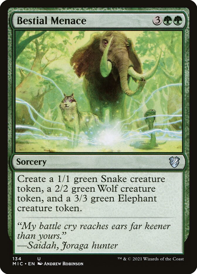 Bestial Menace (134) - Midnight Hunt Commander (MIC)