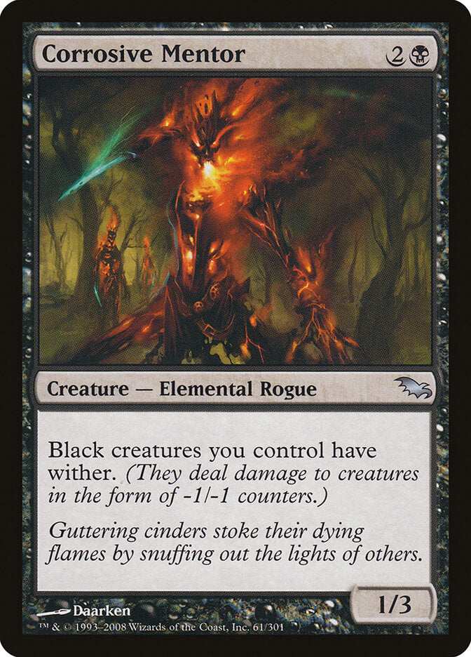 Corrosive Mentor (61) - Shadowmoor (SHM)