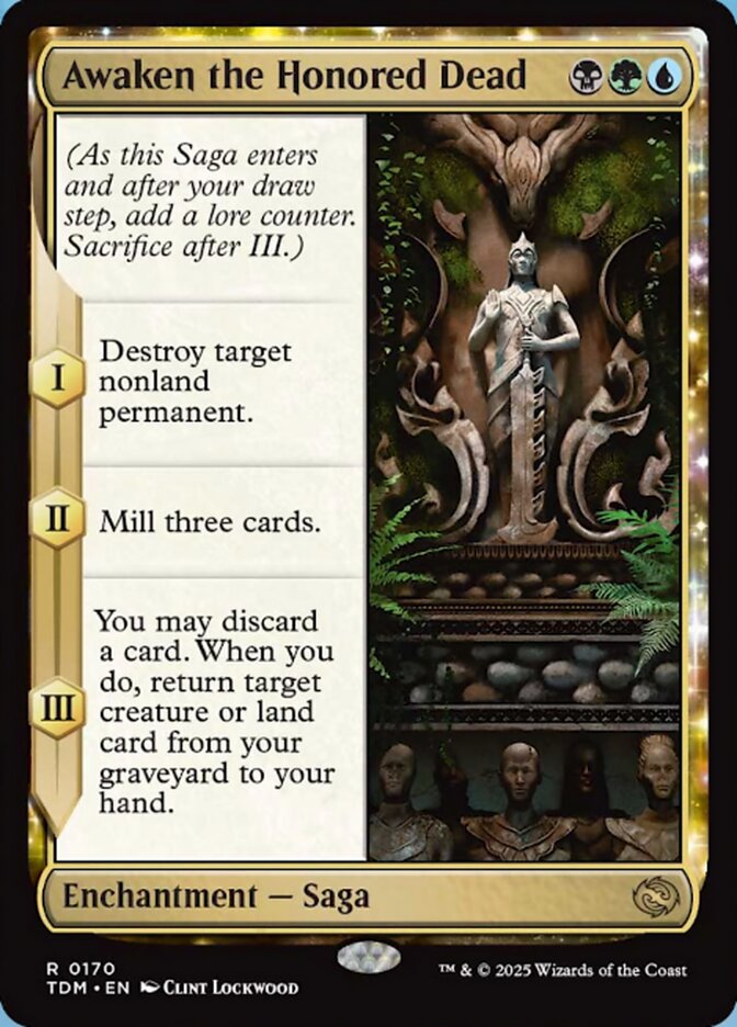 Awaken the Honored Dead (170) - [Foil] Tarkir: Dragonstorm (TDM)
