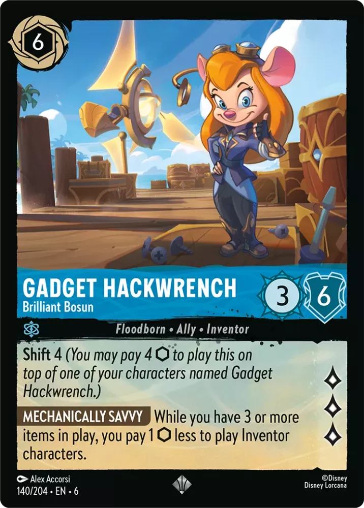 Gadget Hackwrench - Brilliant Bosun - [Foil] Azurite Sea (6)