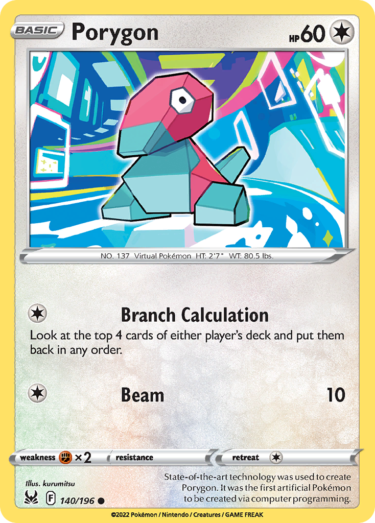 Porygon (140/196) - Lost Origin (LOR)
