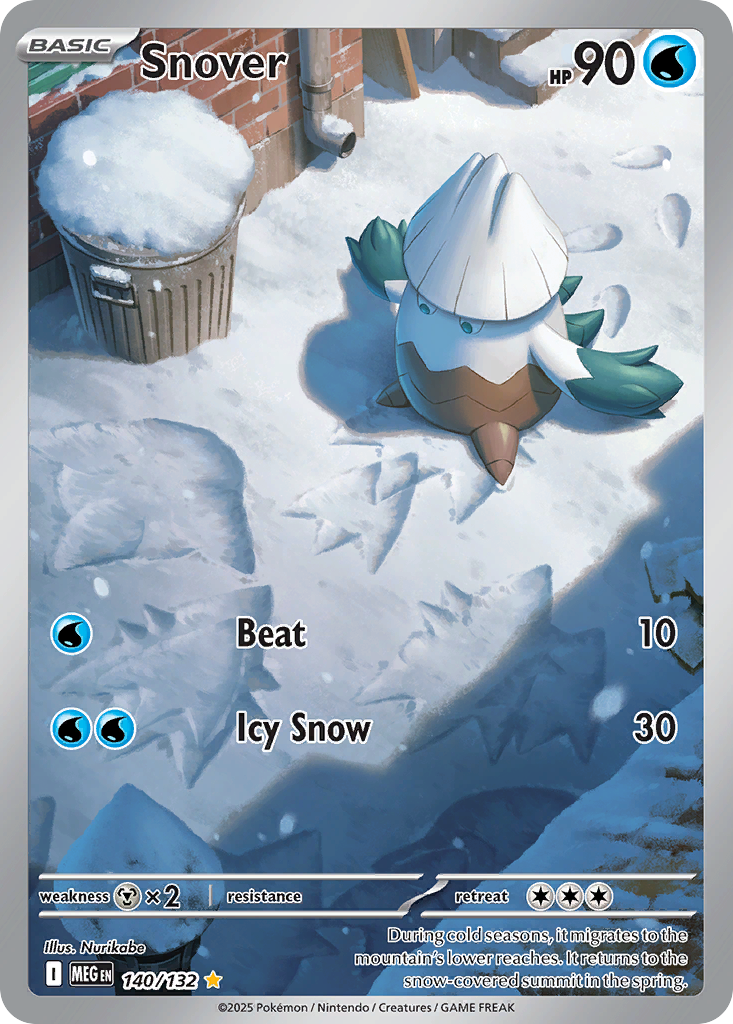 Snover (140/132) - [Illustration Rare] Mega Evolution (MEG)