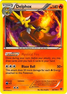Delphox - 26/146 (Cosmos Holo) (26) - Blister Exclusives (BLE)