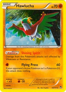 Hawlucha - 63/111 (Cosmos Holo) (63) - Blister Exclusives (BLE)