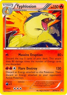 Typhlosion - 20/162 (Cosmos Holo) (20) - Blister Exclusives (BLE)