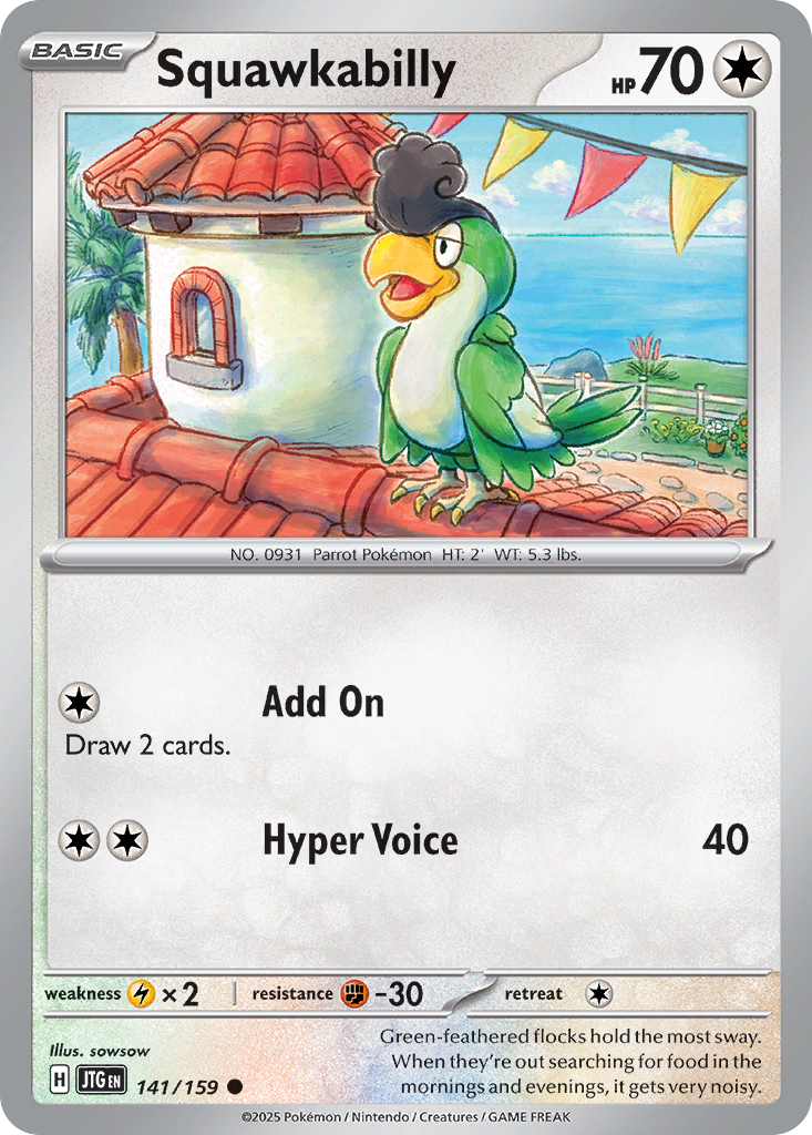 Squawkabilly (141/159) - [Reverse Holo] Journey Together (JTG)