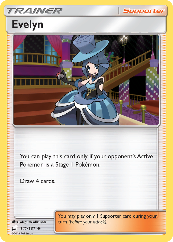 Evelyn (141/181) - [Reverse Holo] Team Up (TEU)
