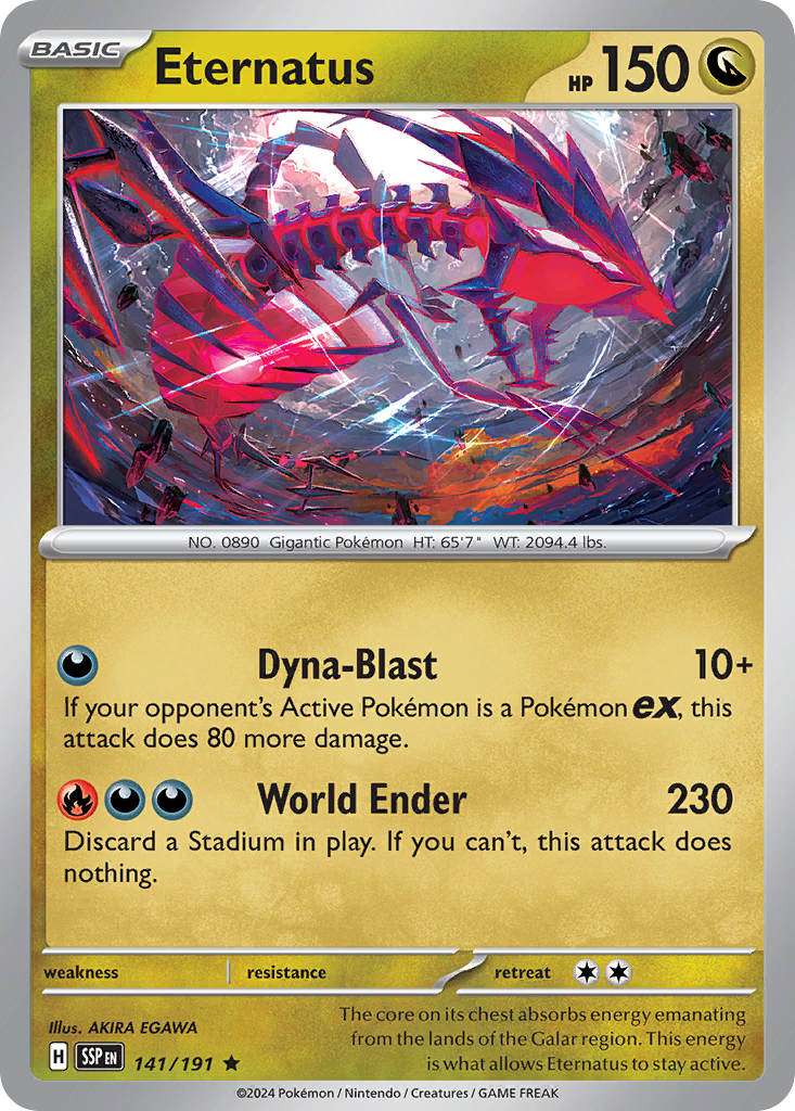Eternatus (141/191) - [Holo Foil] Surging Sparks (SSP)