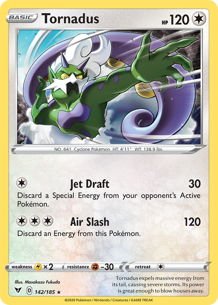 Tornadus (142/185) - [Holo Foil] Vivid Voltage (VIV)