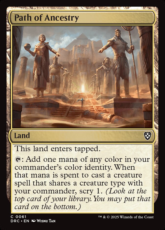 Path of Ancestry (61) - Aetherdrift Commander (DRC)