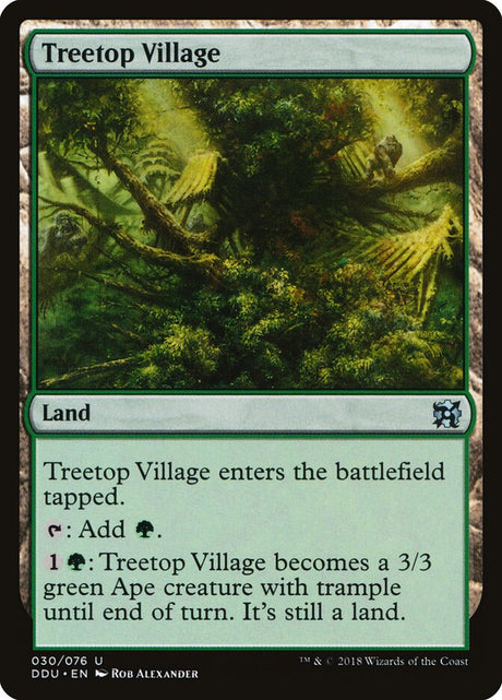 Treetop Village (30) - Duel Decks: Elves vs. Inventors (DDU)
