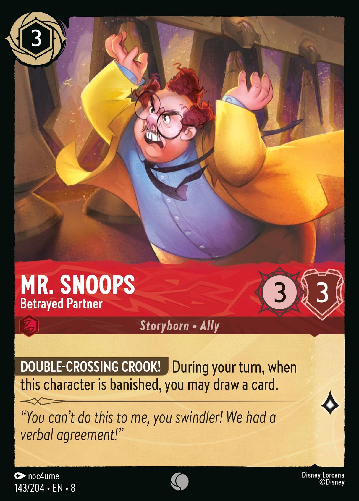 Mr. Snoops - Betrayed Partner - [Foil] Reign of Jafar (8)