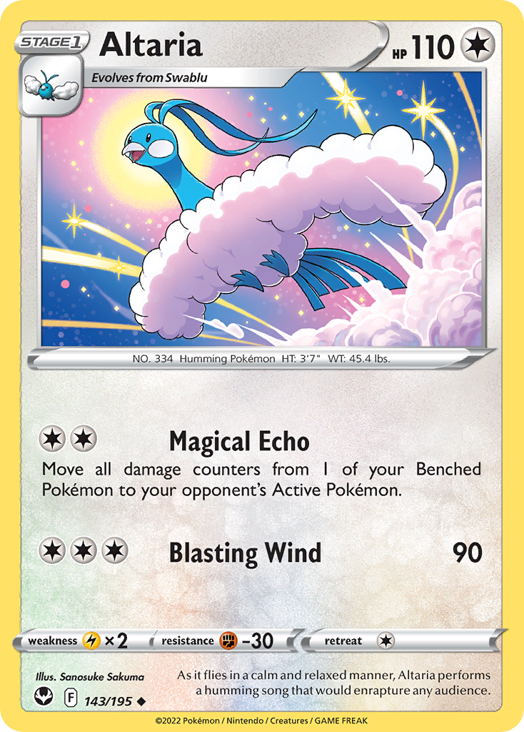 Altaria (143/195) - Silver Tempest (SIT)