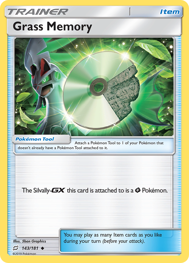 Grass Memory (143/181) - [Reverse Holo] Team Up (TEU)