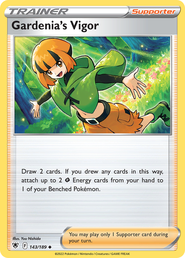 Gardenia's Vigor (143/189) - [Reverse Holo] Astral Radiance (ASR)