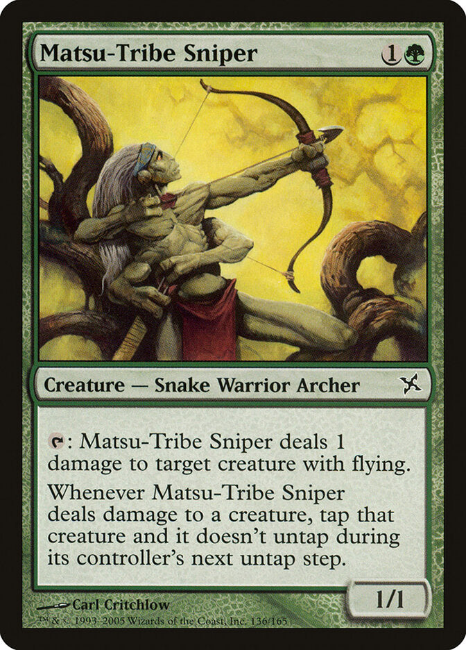 Matsu-Tribe Sniper (136) - Betrayers of Kamigawa (BOK)