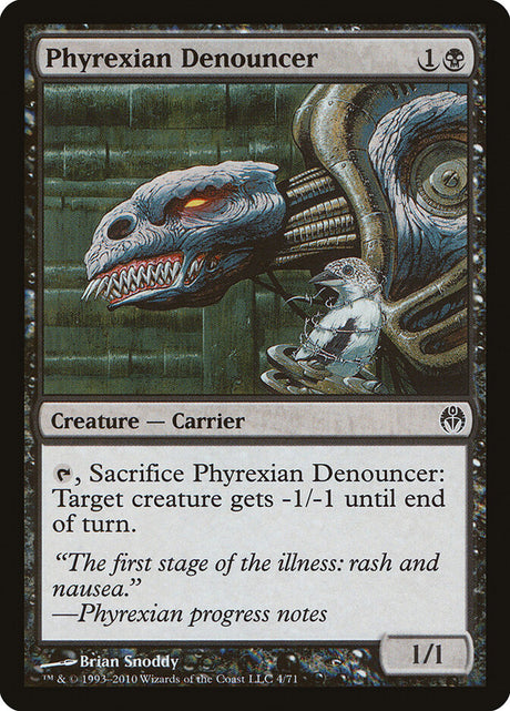 Phyrexian Denouncer (4) - Duel Decks: Phyrexia vs. the Coalition (DDE)