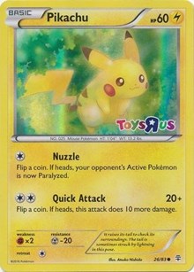 Pikachu - 26/83 (Toys R Us) (26) - Miscellaneous Cards & Products (MCAP)