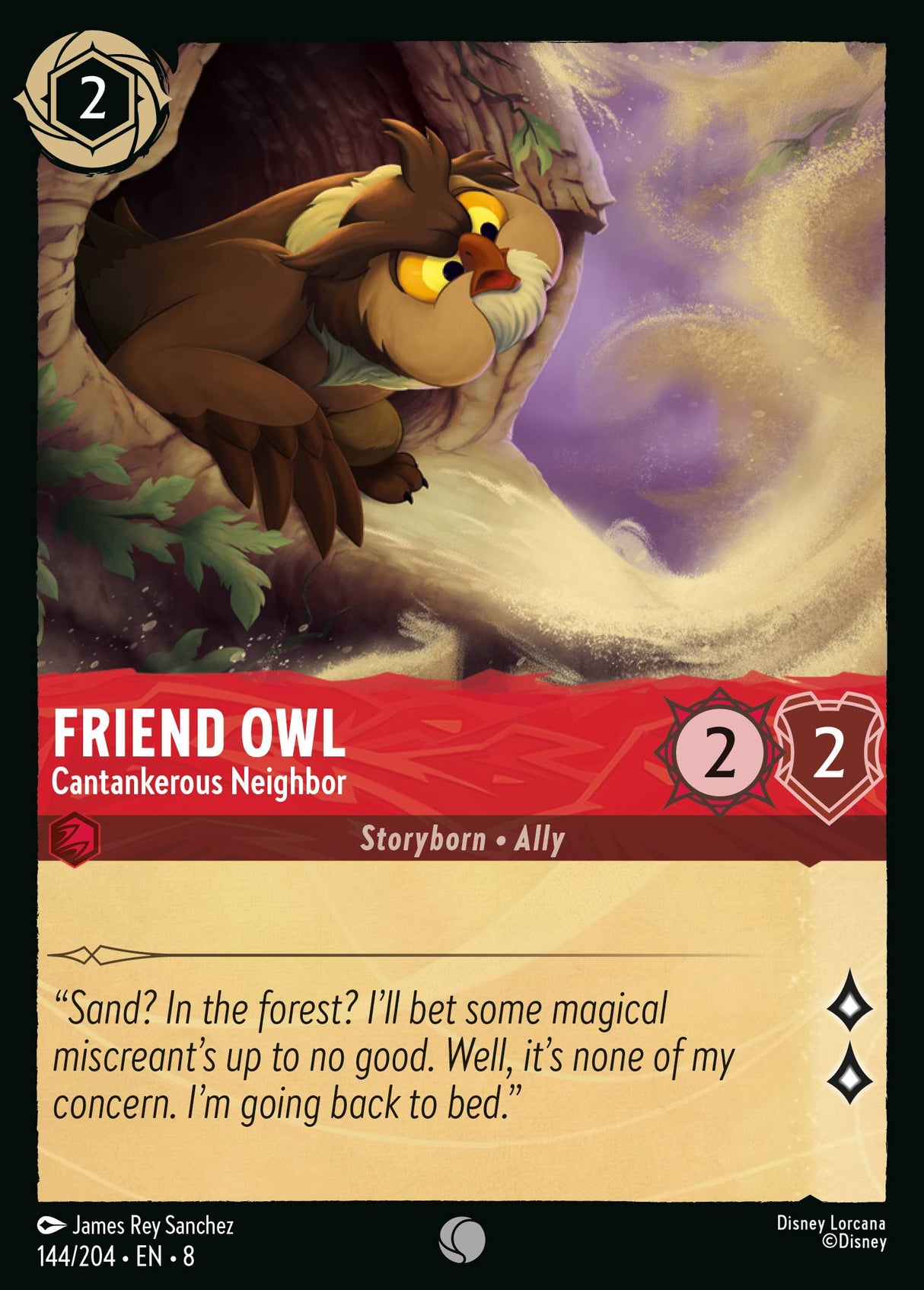 Friend Owl - Cantankerous Neighbor - [Foil] Reign of Jafar (8)