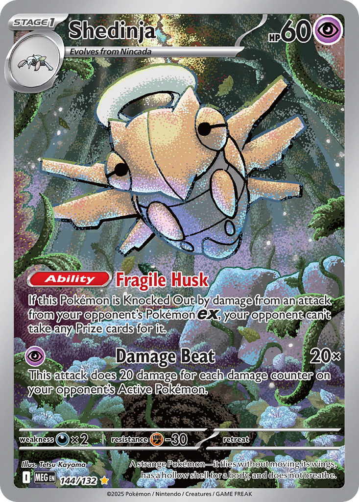 Shedinja (144/132) - [Illustration Rare] Mega Evolution (MEG)