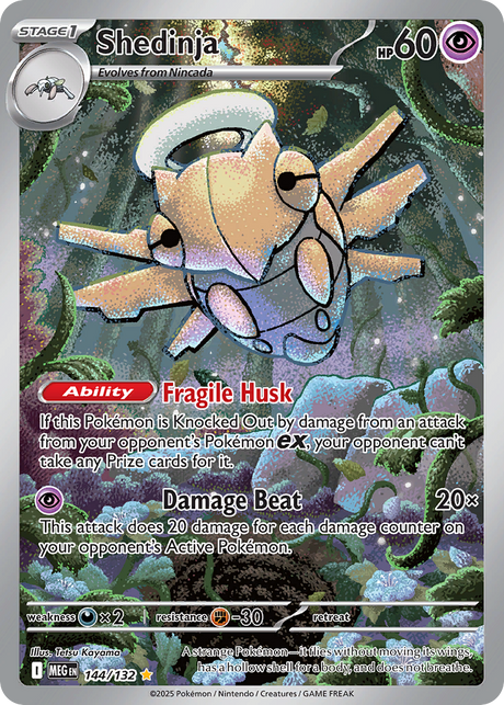 Shedinja (144/132) - [Illustration Rare] Mega Evolution (MEG)