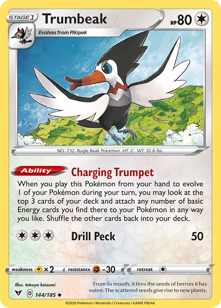 Trumbeak (144/185) - [Reverse Holo] Vivid Voltage (VIV)