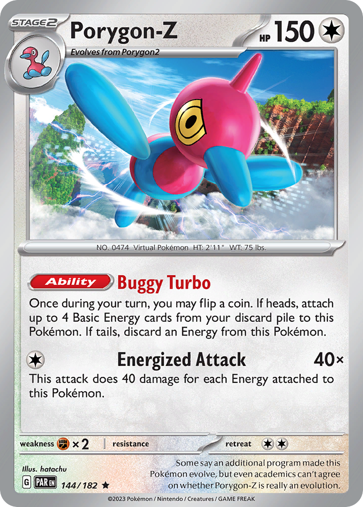 Porygon-Z (144/182) - [Holo Foil] Paradox Rift (PAR)