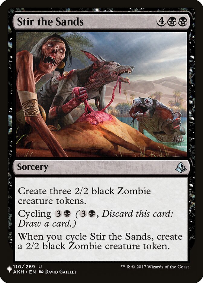 Stir the Sands (AKH-110) - The List (PLST)