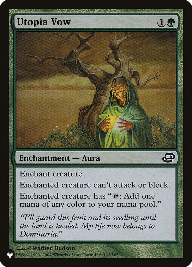 Utopia Vow (PLC-142) - The List (PLST)