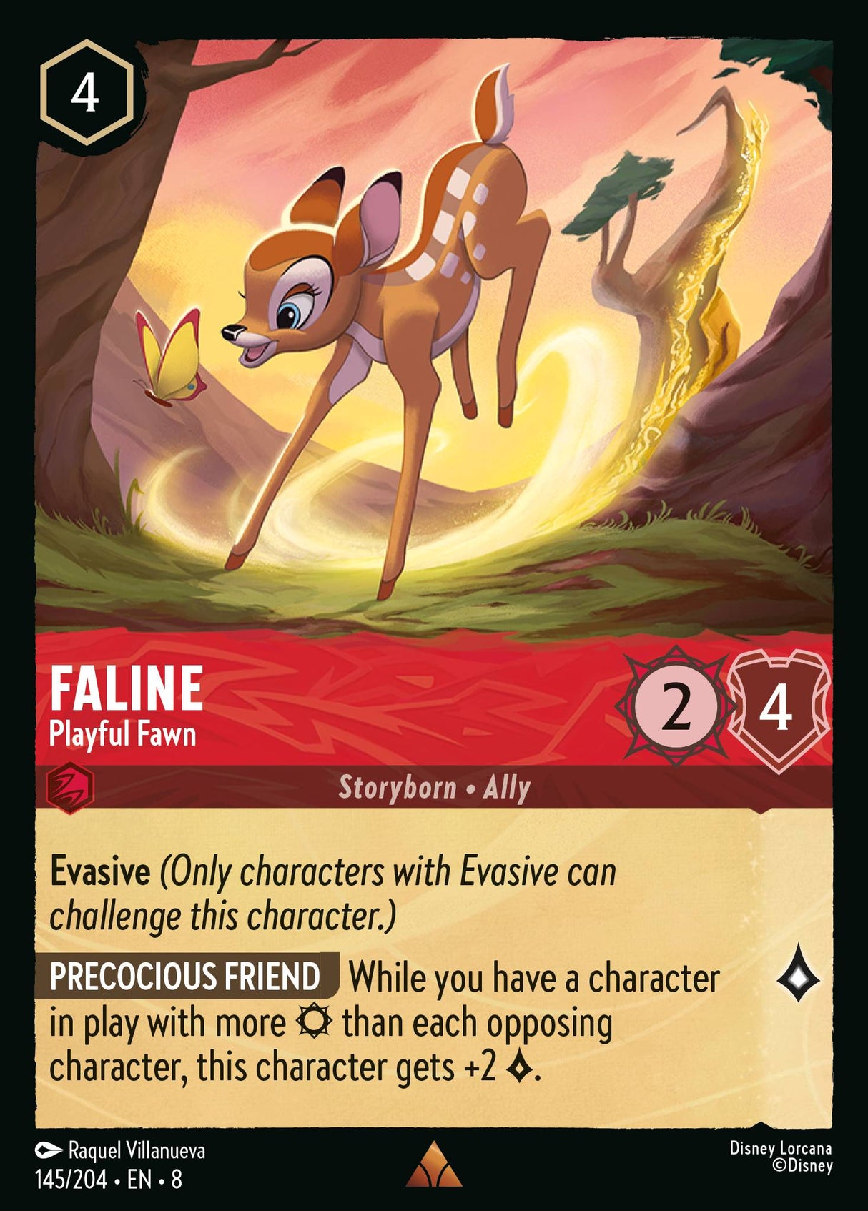Faline - Playful Fawn - [Foil] Reign of Jafar (8)