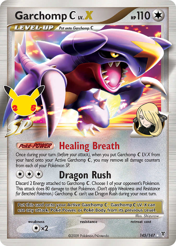 Garchomp C LV.X (145/25) - [Holo Foil] Celebrations: Classic Collection (CEL)