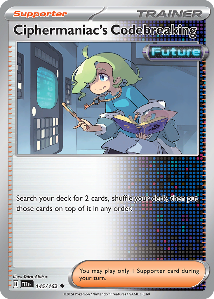 Ciphermaniac's Codebreaking (145/162) - [Reverse Holo] Temporal Forces (TEF)