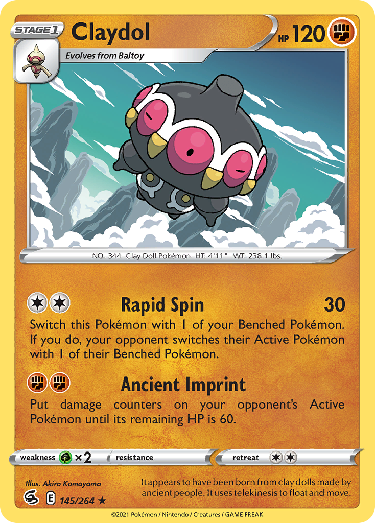 Claydol (145/264) - Fusion Strike (FST)