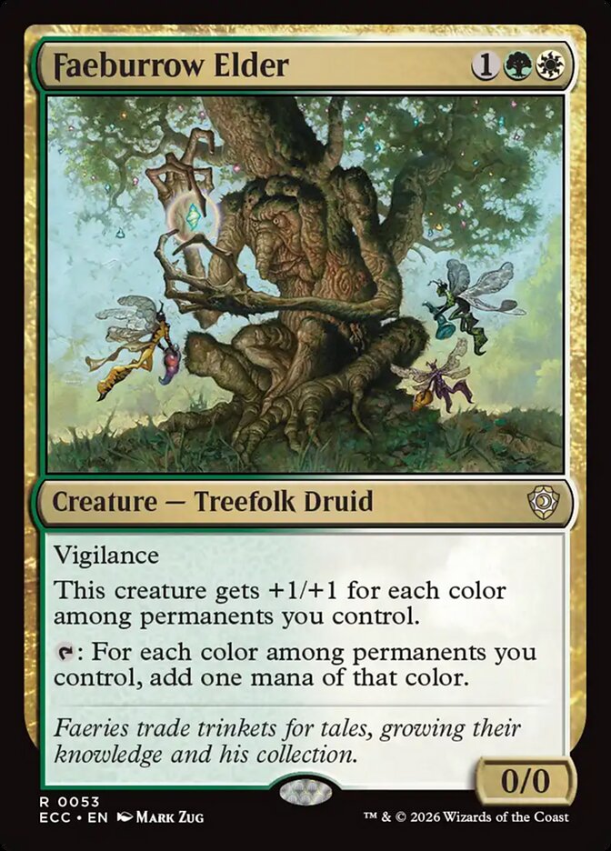 Faeburrow Elder (53) - Lorwyn Eclipsed Commander (ECC)