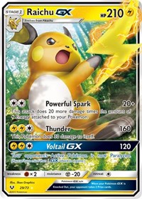 Raichu GX (29) - Shining Legends (SHL)