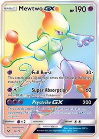 Mewtwo GX Secret (76) - Shining Legends (SHL)