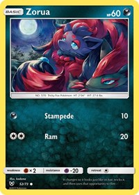 Zorua (52) - Shining Legends (SHL)