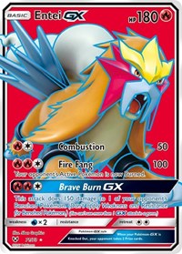 Entei GX Full Art (71) - Shining Legends (SHL)