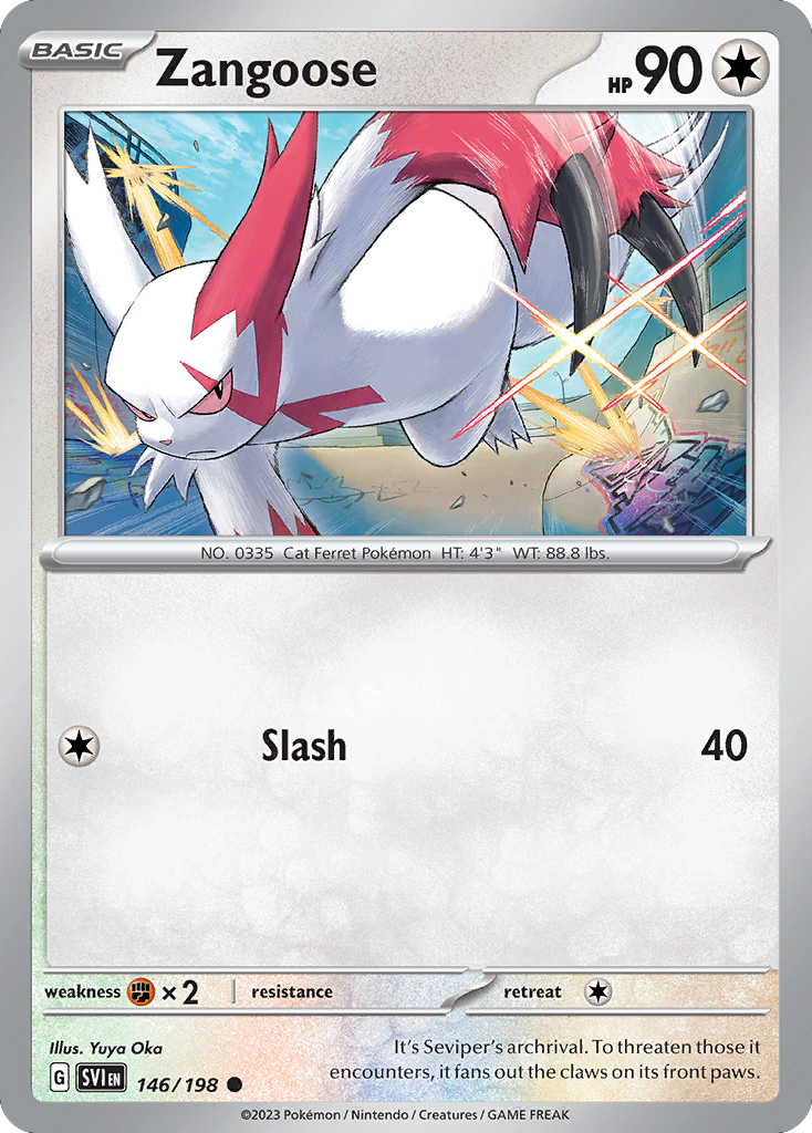 Zangoose (146/198) - Scarlet & Violet (SVI)