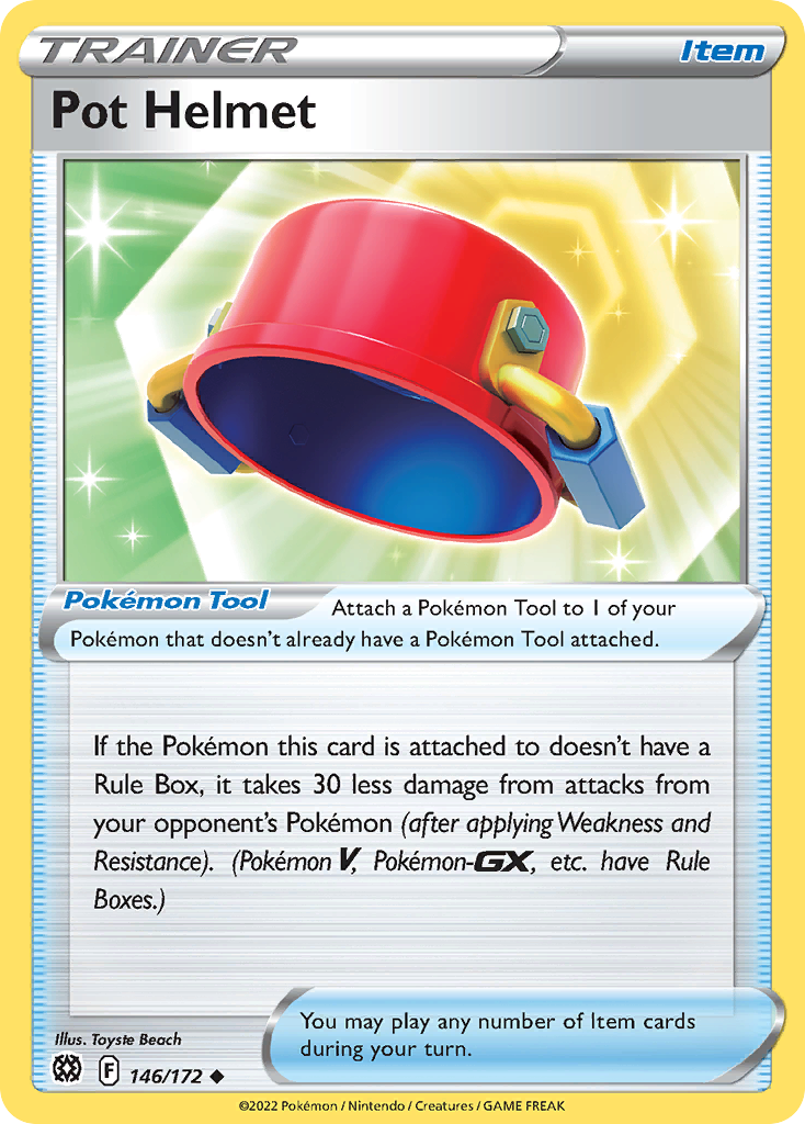 Pot Helmet (146/172) - [Reverse Holo] Brilliant Stars (BRS)